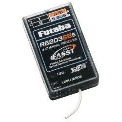 'RECEPTOR FUTABA', 'RECEPTOR FUTABA 6203SB 3/18CH   BUS', '2,4 GHZ','FUTABA','6203SB 3/18CH   BUS','