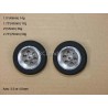 RUEDA 45mm ALU, EJE3mm (1)