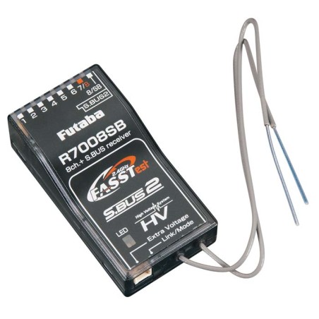'FUTABA', 'Futaba', 'FASST', 'S.BUS2', S.BUS', R7108SB', 'HV','RECEPTOR FUTABA HV FASSST S.BUS R7108