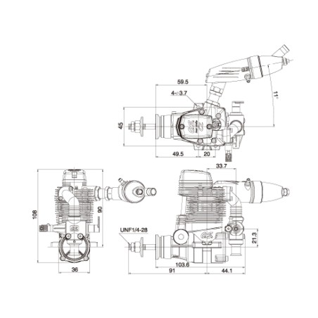 'MOTOR OS 72FSA','OS34720','MOTOR OS',' MOTOR 72FSA OS','MOTOR CON SILENCIOSO F5030','OS ENGINES'