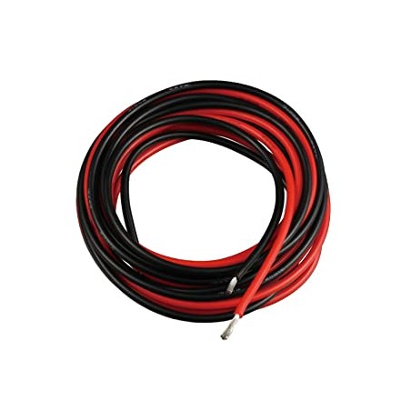 CABLE SILICON  16-AWG R/N 1Metro