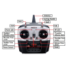 EMISORA RADIOLINK T8FB 2.4Ghz 8 Canales