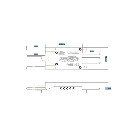 'ESC', 'SPEED CONTROLER', '120 Amp.'