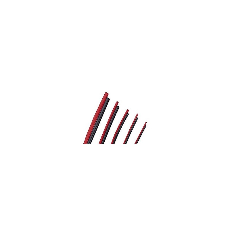TUBO TERMORETRACTIL 6mm ROJO 1M
