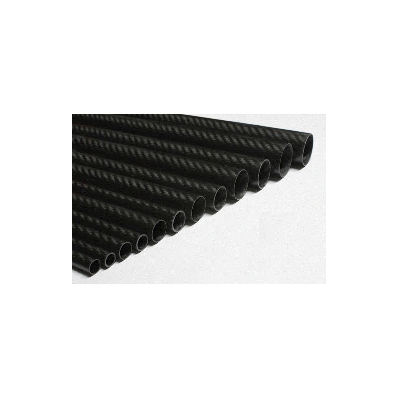 Tubo de carbono 12mm exterior 10mm interior