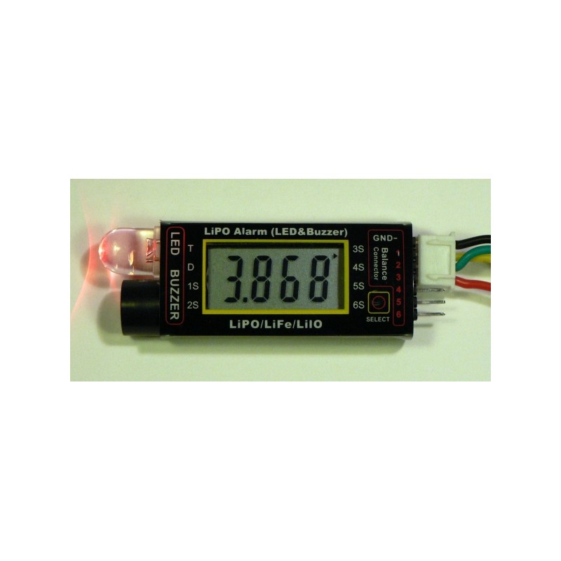 VOLTIMETRO C/ALARMA