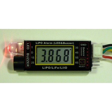 VOLTIMETRO C/ALARMA