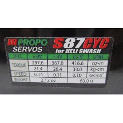 JR SERVO S87CYC PARA PLATO CICLICO