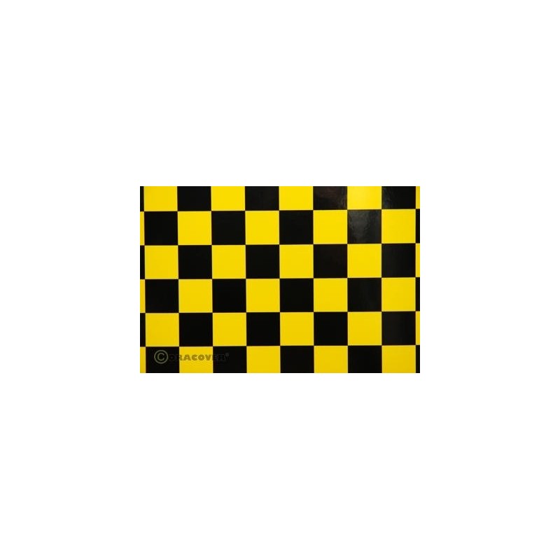 ORACOVER NEGRO/AMARILLO 1M