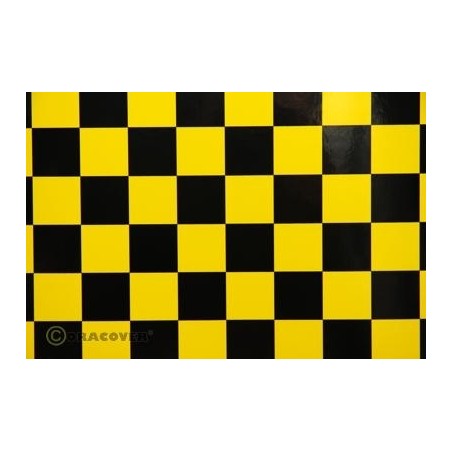 ORACOVER NEGRO/AMARILLO 1M