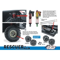 RGT RESCUER CRAWLER 1/10 NEGRO