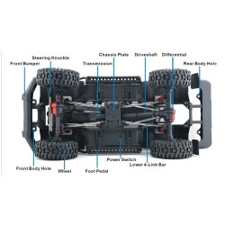 RGT RESCUER CRAWLER 1/10 GRIS