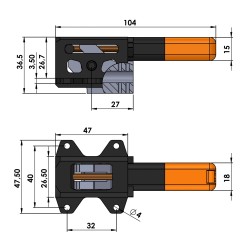 TREN RETRACTIL ELECTRON ER-40+CENTRALITA