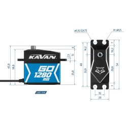 SERVO KAVAN GO-1280MG 40KG 0.085S