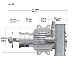 MOTOR STINGER 26CC-RE