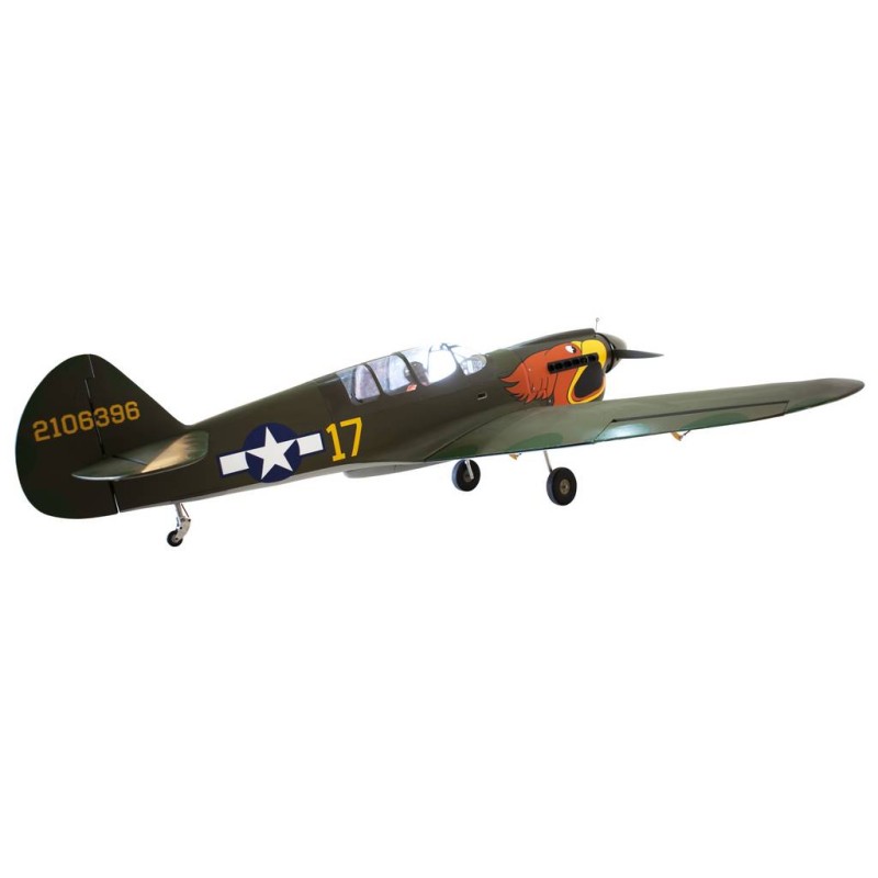 SEAGULL MODELS P-40 WARHAWK PARROTHEAD 50-60CC TREN ELECTRICO