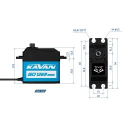 SERVO KAVAN GO-1269MGW 32KG 0.135S