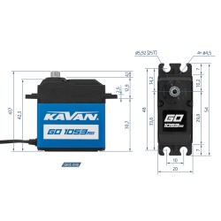 SERVO KAVAN GO-1053MG 20KG 0.17S