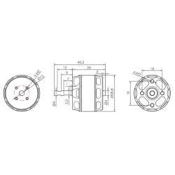 KAVAN MOTOR BRUSHLESS PRO 2826-1200