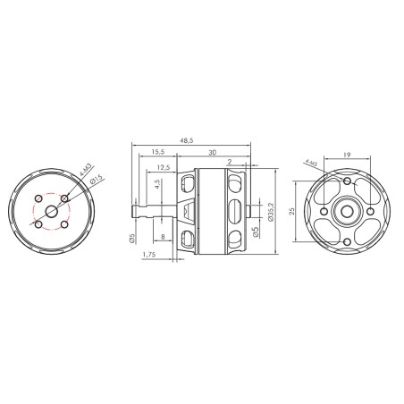 KAVAN MOTOR BRUSHLESS PRO 3530-1200