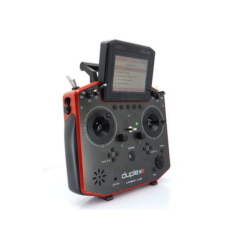 EMISORA JETI DS16 G2 CARBON LINE ROJO + 10R