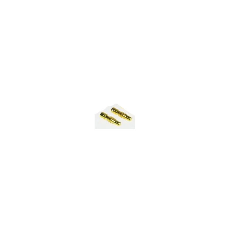 CONECTOR ORO 4mm MACHO PAR