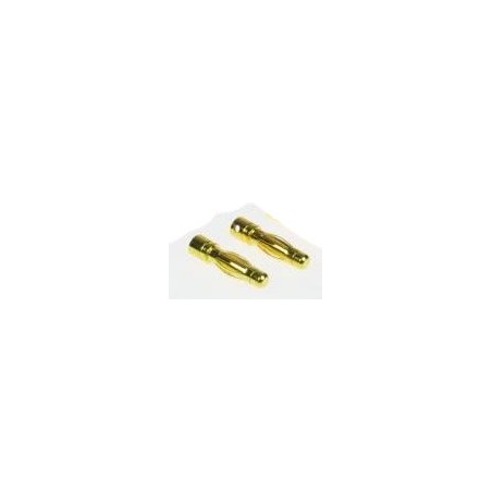 CONECTOR ORO 4mm MACHO PAR